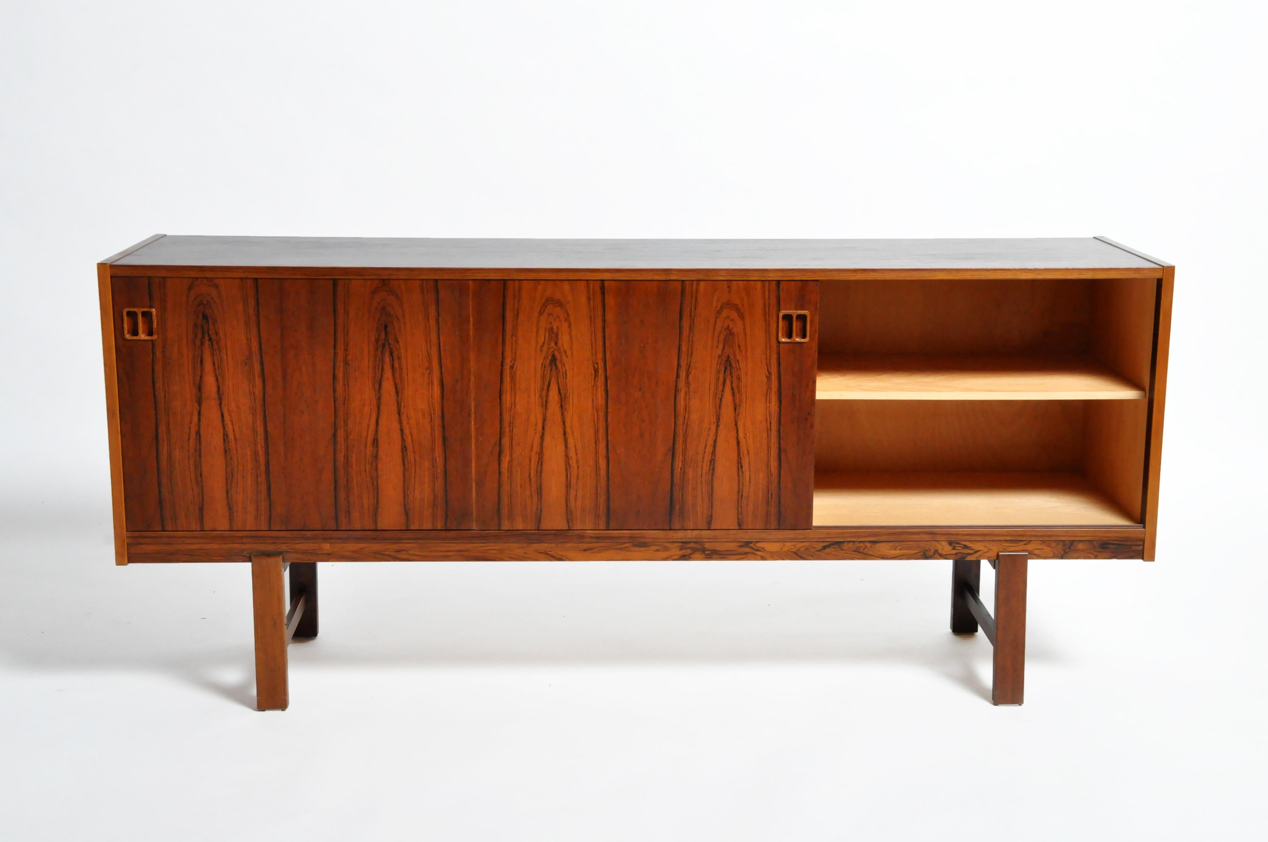 Mid-Century Modern Danish Sideboard with 4 Drawers 1