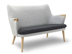 Mid-Century Modern Danish Sofa Model CH 72 by Hans Wegner, New Production
