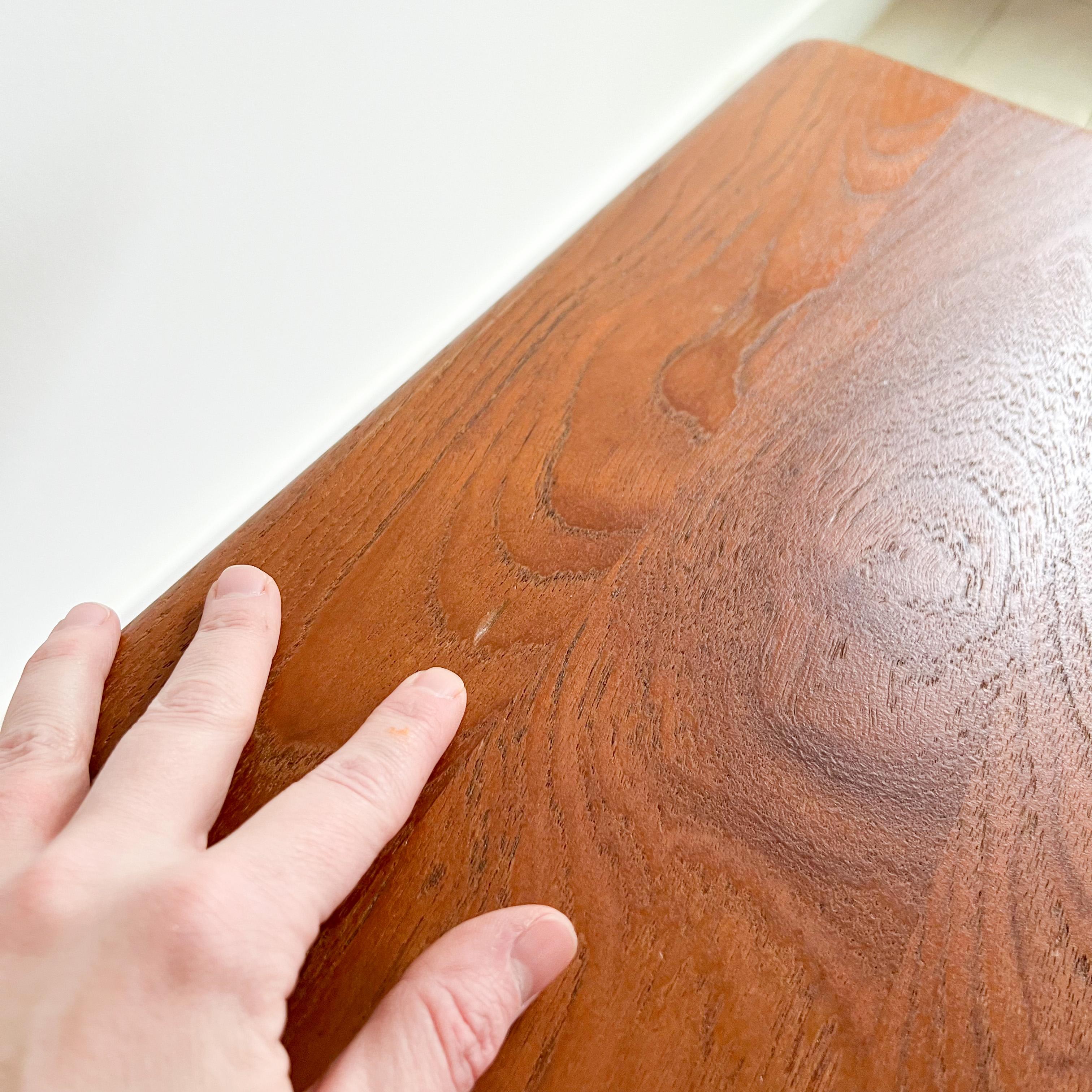 Mid Century Modern Danish Solid Teak Coffee Table 10