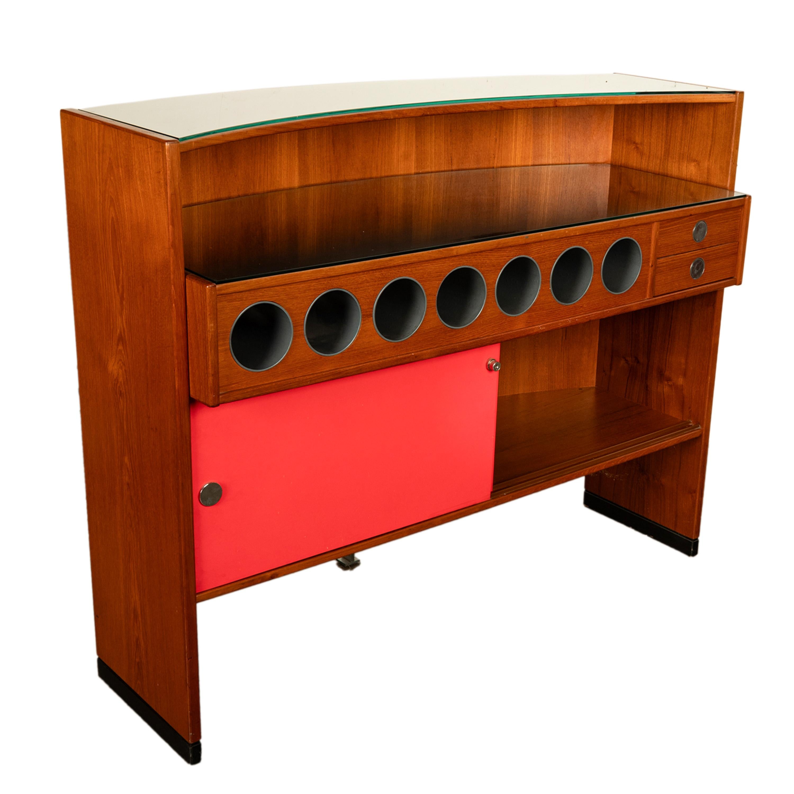 20ième siècle Bar Boomerang danois moderne du milieu du siècle dernier Eric Buch Drylund 1960 en vente