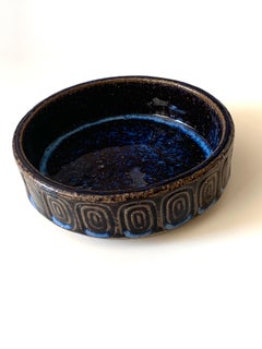 Schale aus dänischem Steingut im Mid-Century-Modern-Stil von Maria Philippi für Søholm, 1960er Jahre