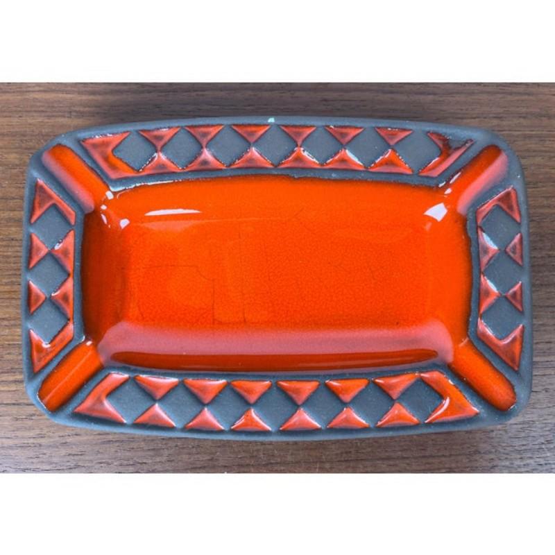Cuenco cenicero de Studio Pottery danés moderno de mediados de siglo de Frank Keramik, años 60 en Bueno estado para la venta en Hamburg, DE