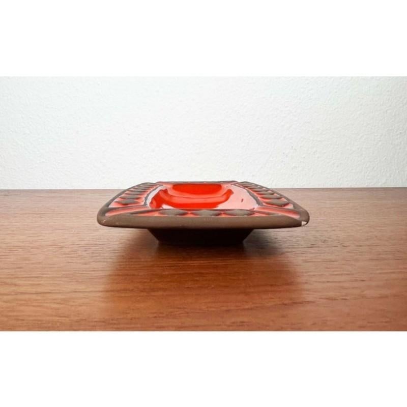 Cuenco cenicero de Studio Pottery danés moderno de mediados de siglo de Frank Keramik, años 60 en venta 2