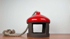 Mid-Century Modern Danish Studio Pottery Bird Feeder House from Abbednæs Potteri