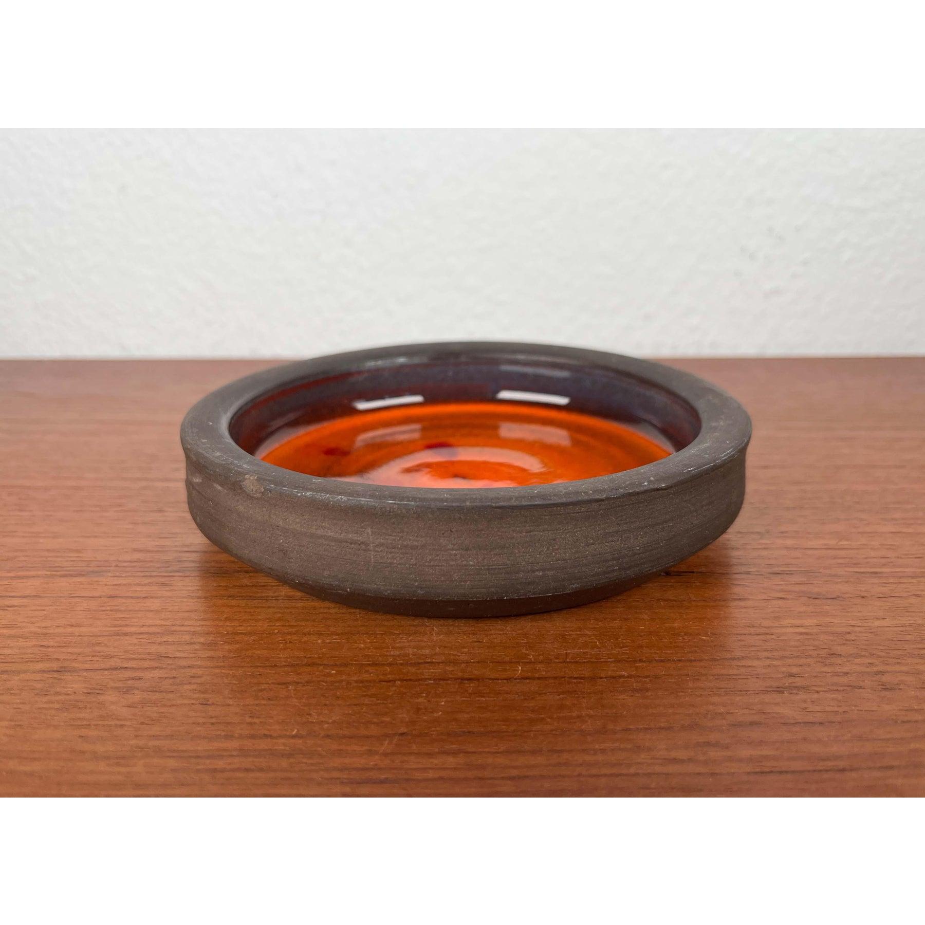 Cuenco danés moderno de mediados de siglo de Studio Pottery, años 60 siglo XX en venta