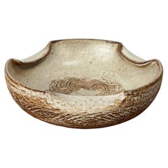 Mid-Century Modern Danish Studio Pottery Bowl by Aksel Larsen for Axella, 1960s