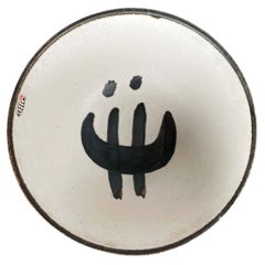 Schale aus dänischer Studio-Keramik der Jahrhundertmitte von Aksel Larsen für Axella, 1960er Jahre