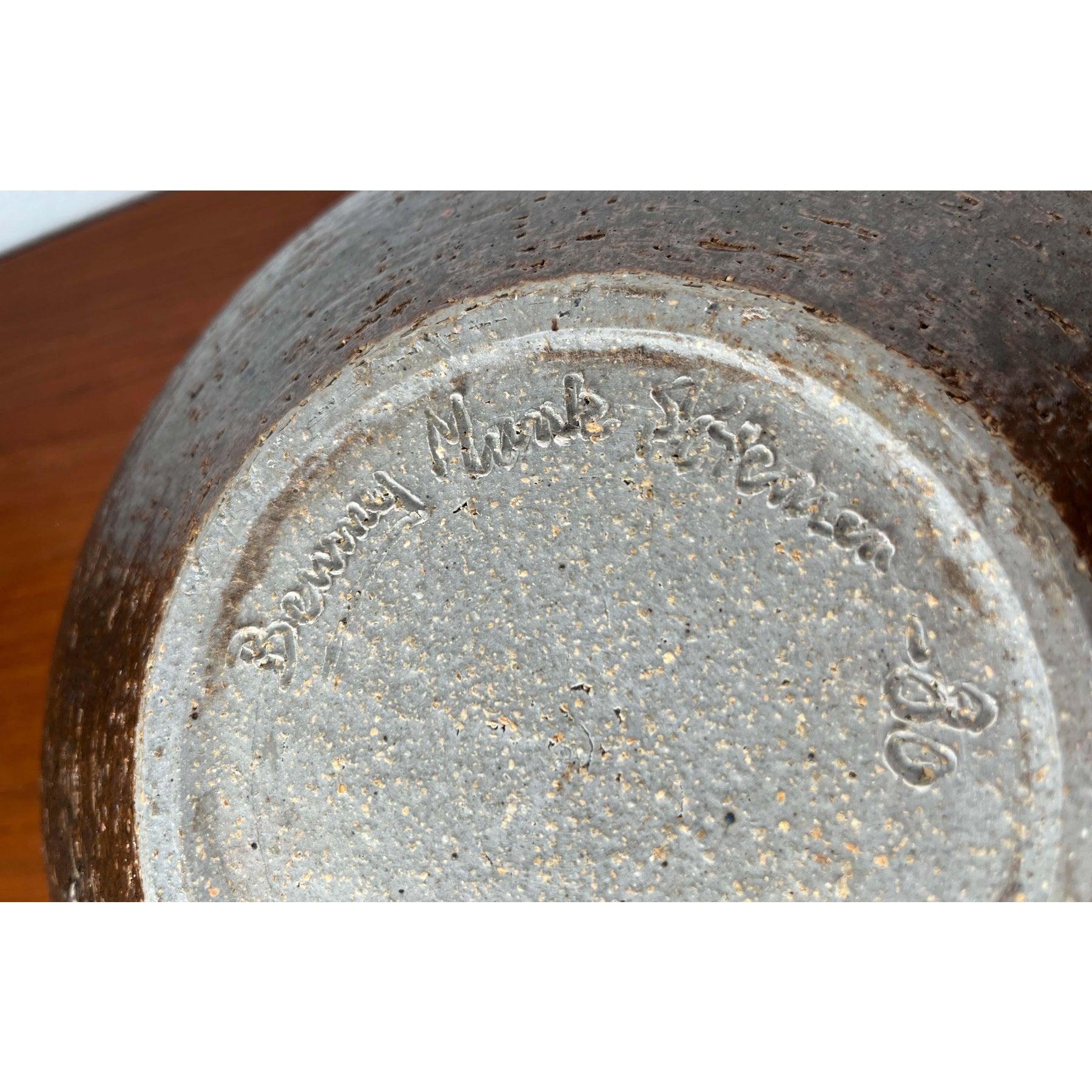 Mid-Century Modern Danish Studio Pottery Bowl by Benny Munk Sörensen, 1960s For Sale 5