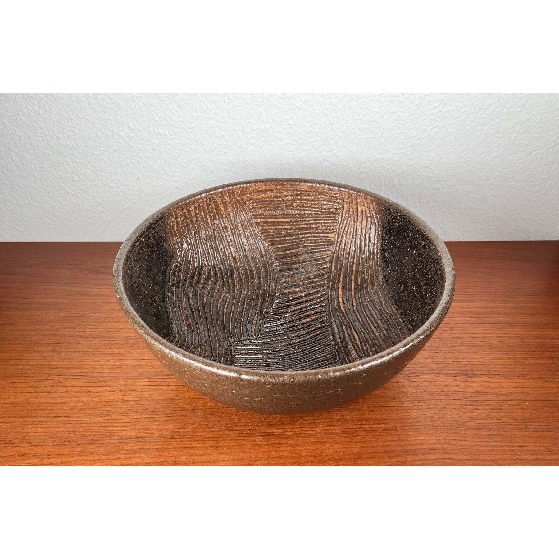 Mid-Century Modern Danish Studio Pottery Bowl by Benny Munk Sörensen, 1960s For Sale 9