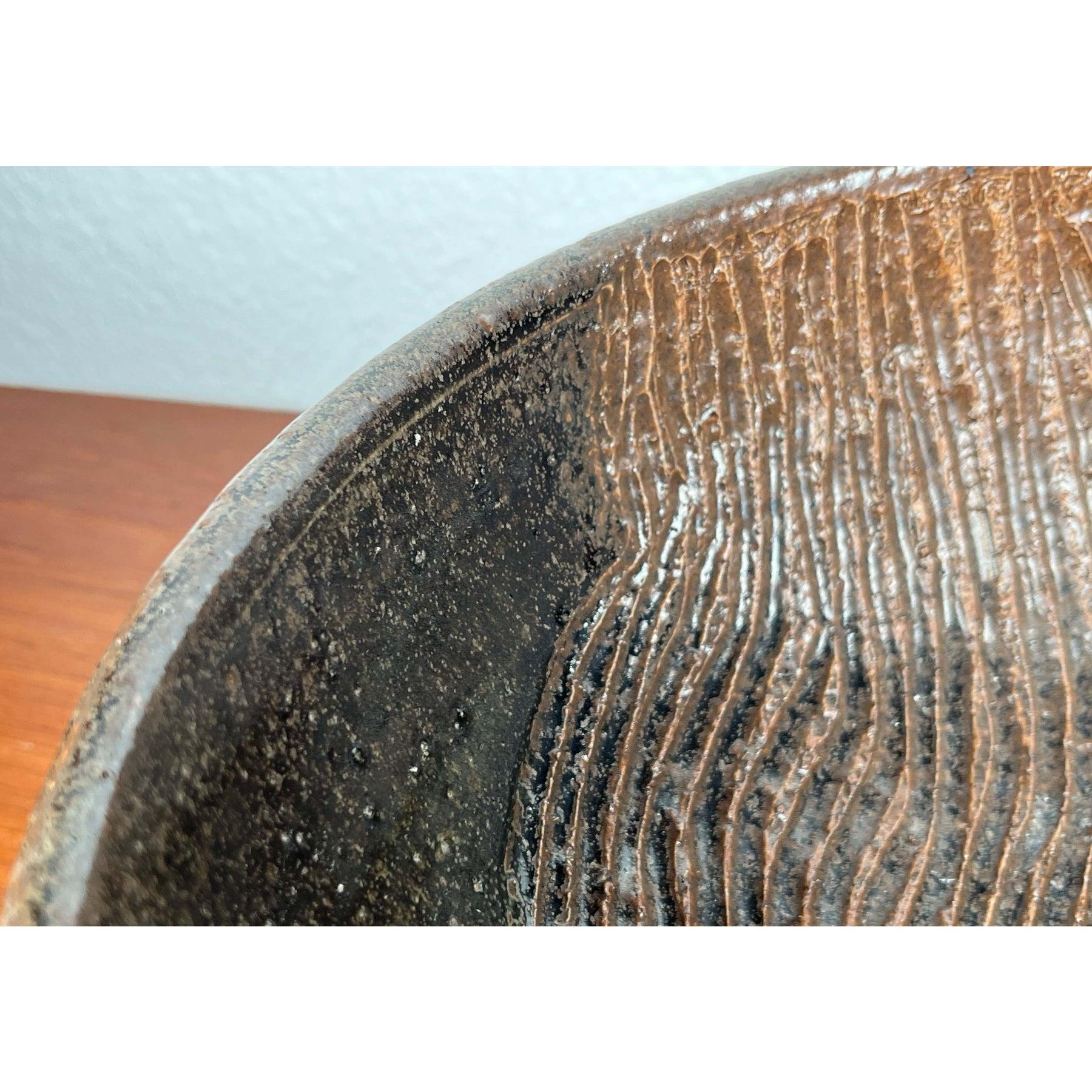 20th Century Mid-Century Modern Danish Studio Pottery Bowl by Benny Munk Sörensen, 1960s For Sale