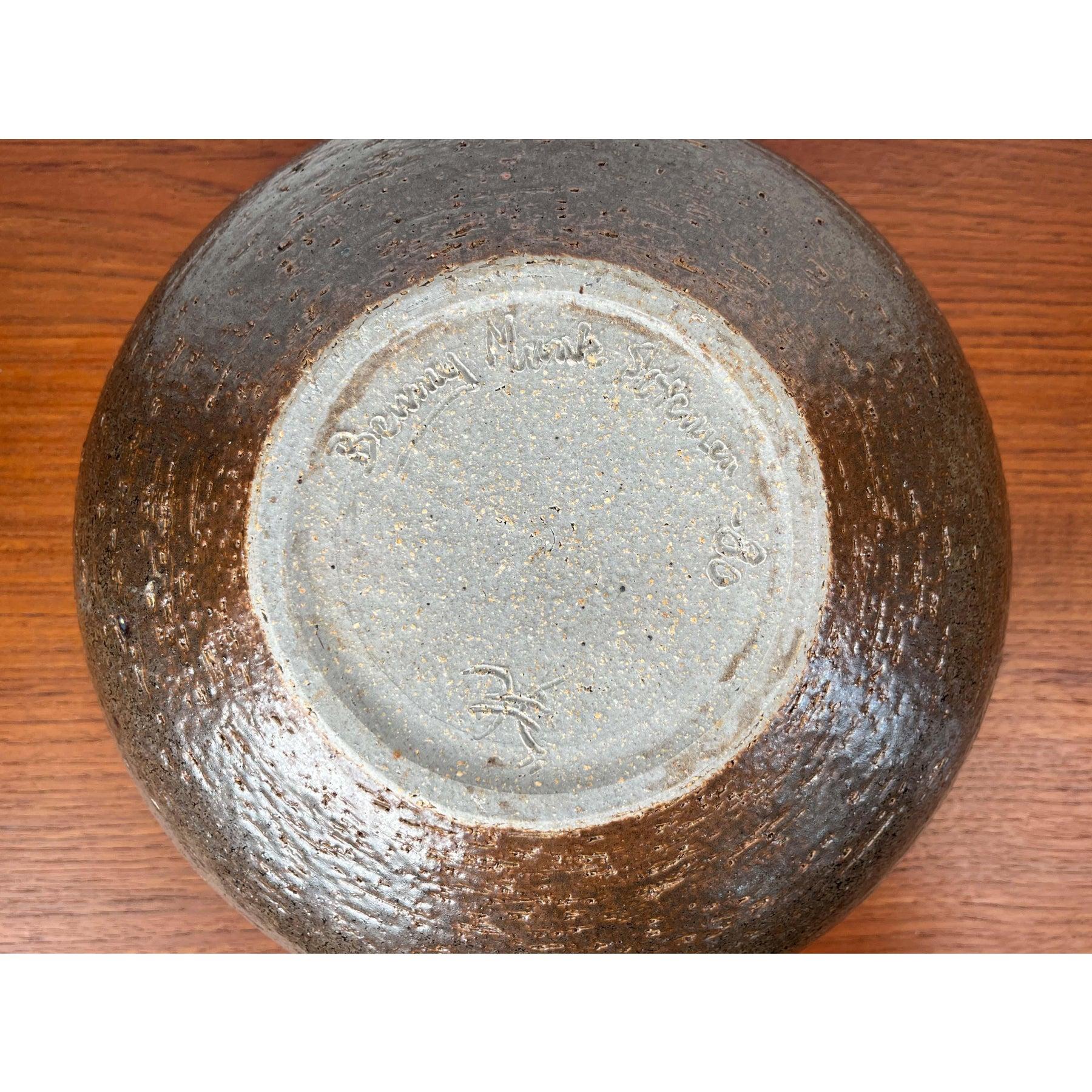 Mid-Century Modern Danish Studio Pottery Bowl by Benny Munk Sörensen, 1960s For Sale 3