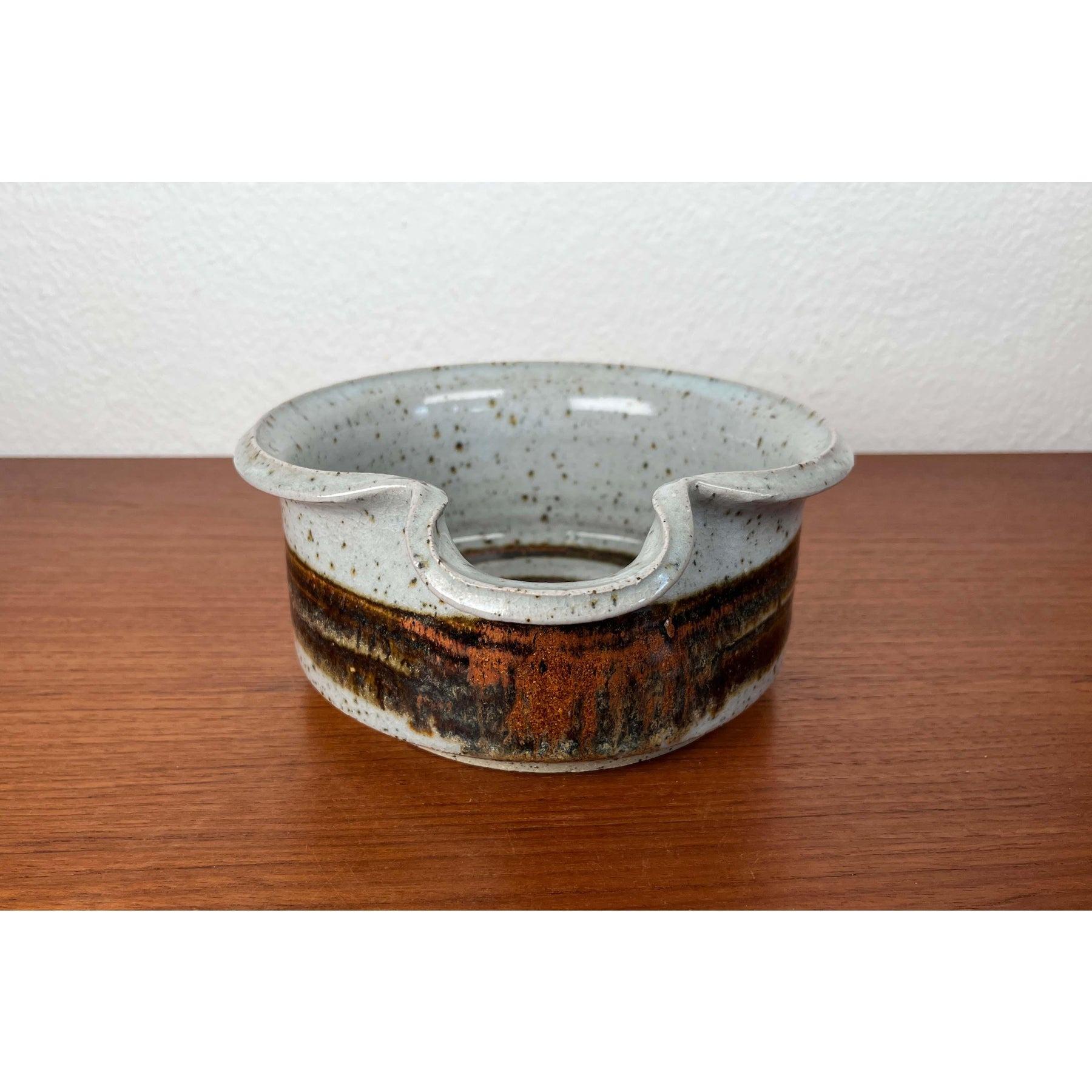 Bol en Studio Pottery danois moderne du milieu du siècle par Jette Andersen Keramik, 1960s en vente 4
