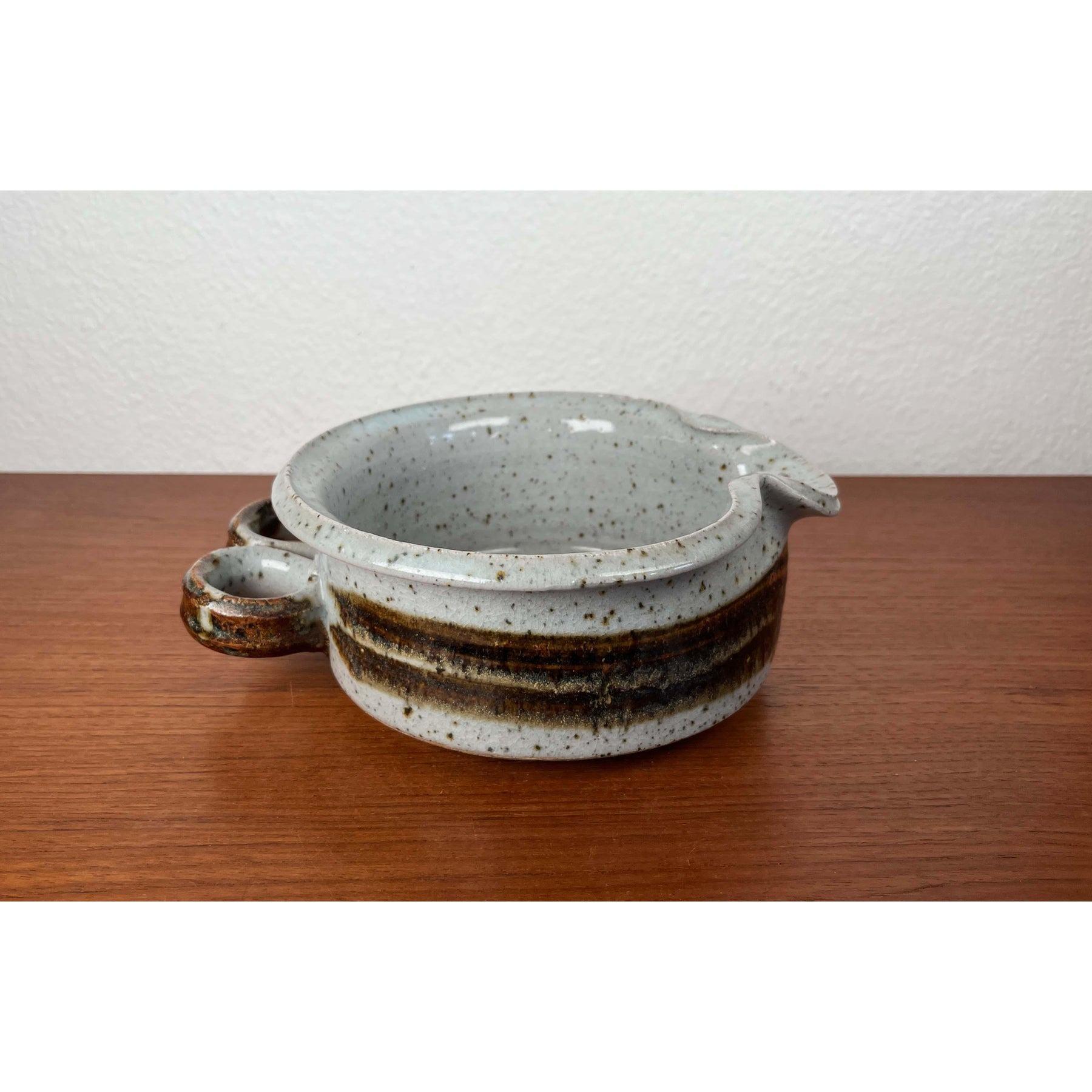 Bol en Studio Pottery danois moderne du milieu du siècle par Jette Andersen Keramik, 1960s en vente 8