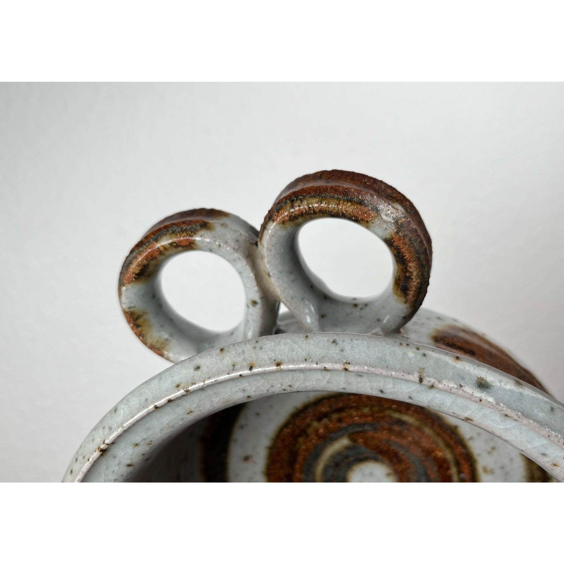 Bol en Studio Pottery danois moderne du milieu du siècle par Jette Andersen Keramik, 1960s en vente 11