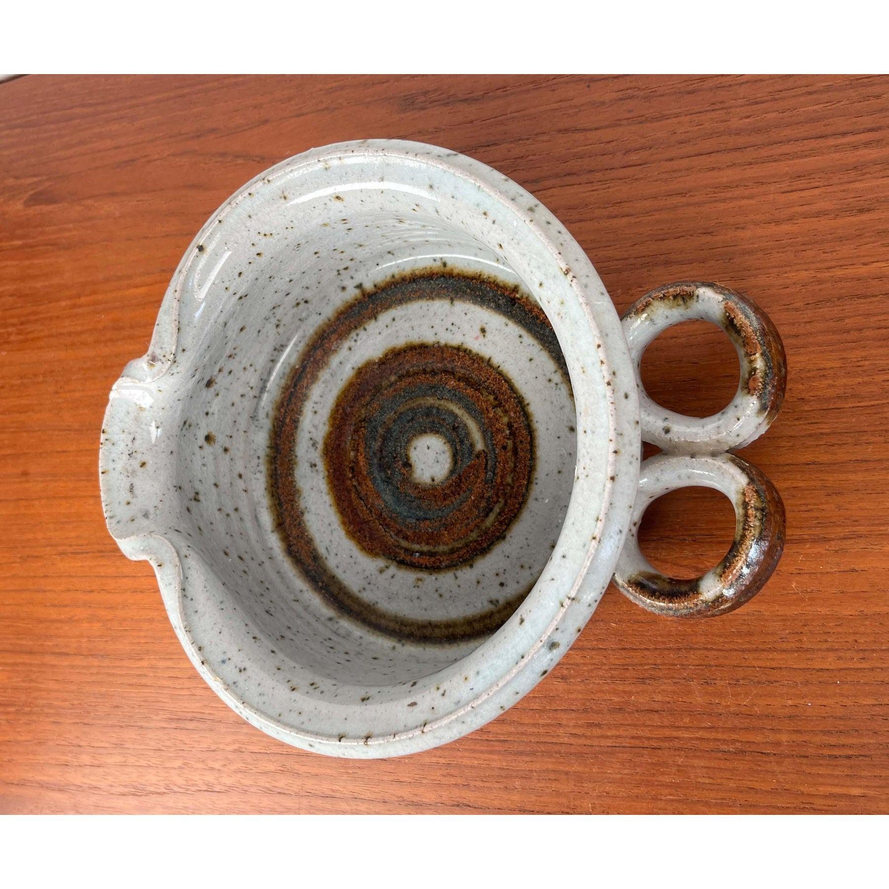 Danois Bol en Studio Pottery danois moderne du milieu du siècle par Jette Andersen Keramik, 1960s en vente