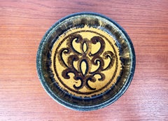 Schale aus dänischer Studio Pottery aus der Jahrhundertmitte, Bangholm, 1960er Jahre