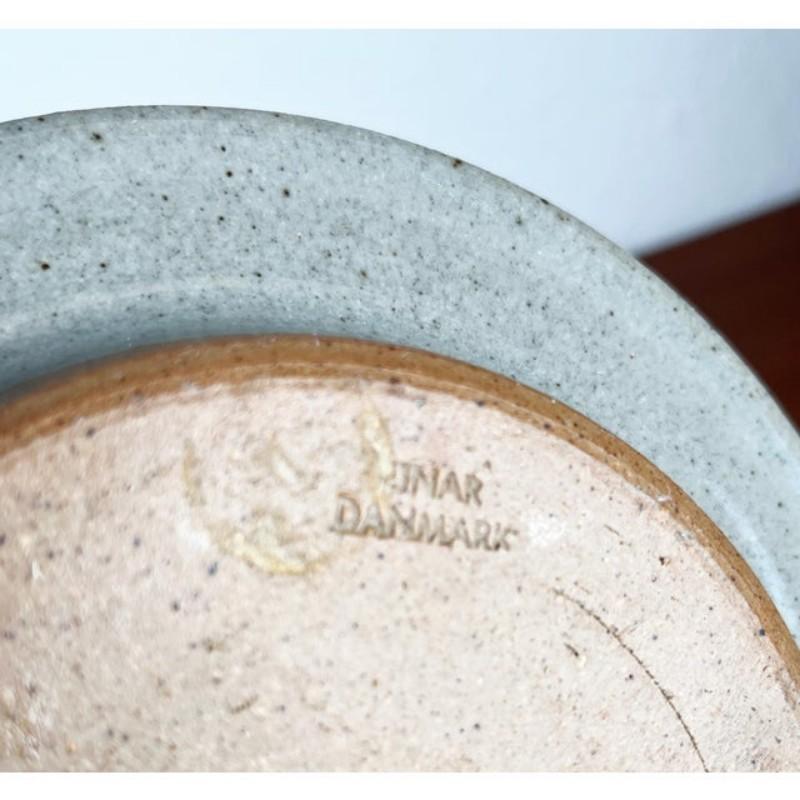 Bol en poterie danoise Studio A du milieu du siècle dernier de Ejnar Keramik Bornholm, années 1960 en vente 1