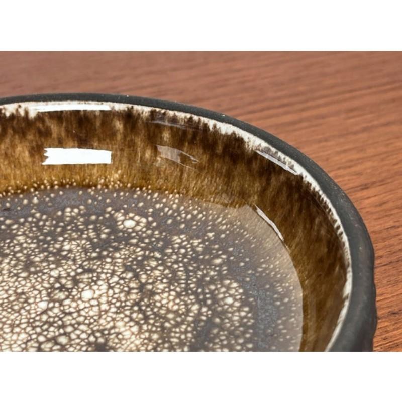 Bol en poterie Studio Pottery danoise moderne du milieu du siècle de Frank Keramik, années 1960 Bon état - En vente à Hamburg, DE