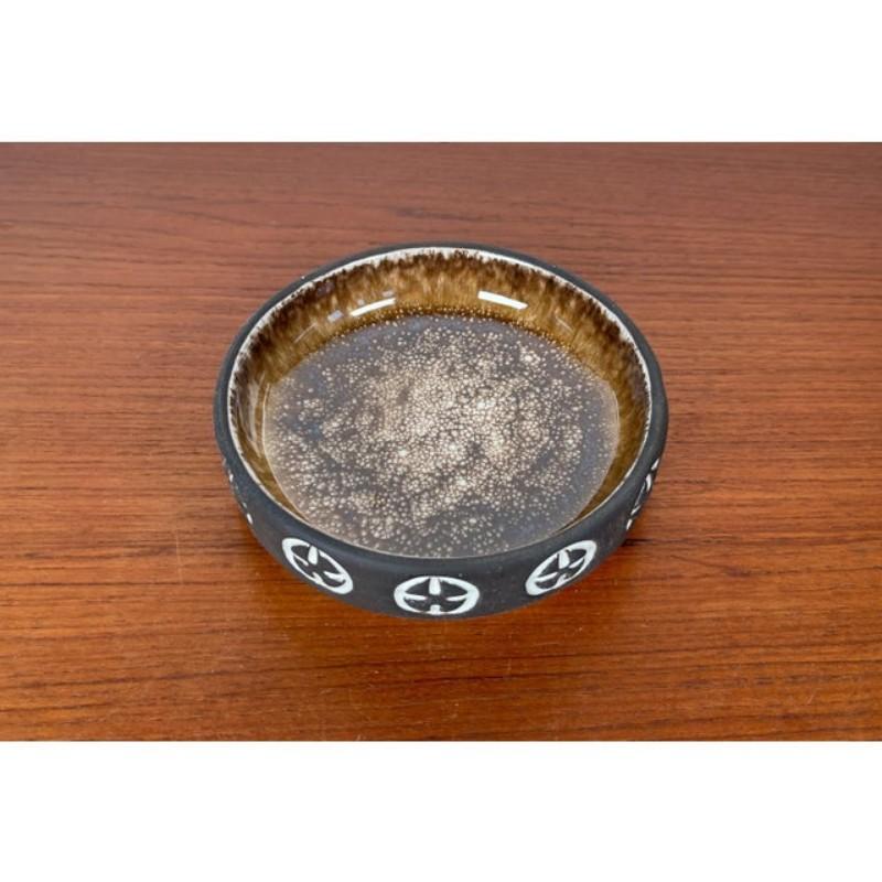 Céramique Bol en poterie Studio Pottery danoise moderne du milieu du siècle de Frank Keramik, années 1960 en vente