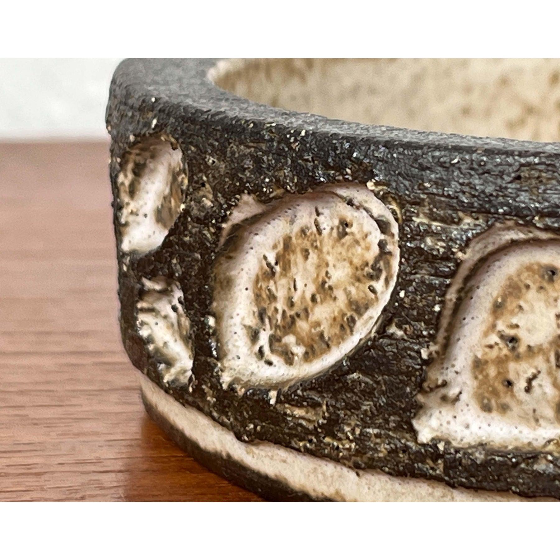 20th Century Mid-Century Modern Danish Studio Pottery Bowl from Lovemose, 1960s For Sale