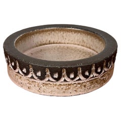 Ciotola in Studio Pottery danese della metà del secolo scorso di Lovemose, anni '60