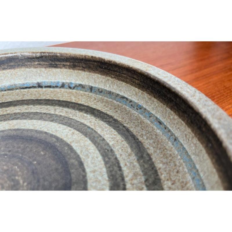 Bol en poterie danoise de Studio Pottery de Mit Stoneware, Danemark, années 1960, moderne du milieu du siècle dernier en vente 5