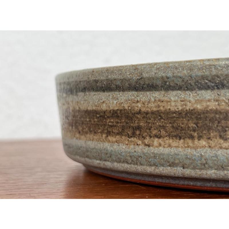 Poterie Bol en poterie danoise de Studio Pottery de Mit Stoneware, Danemark, années 1960, moderne du milieu du siècle dernier en vente