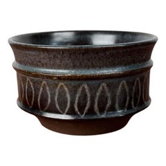 Ciotola in Studio Pottery danese della metà del secolo scorso di Sejer Keramik, 1955