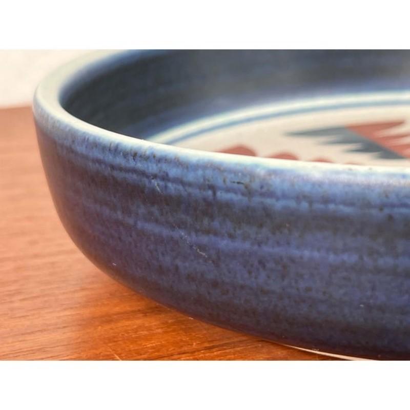 20th Century Mid-Century Modern Danish Studio Pottery Bowl from Søholm, 1960s For Sale