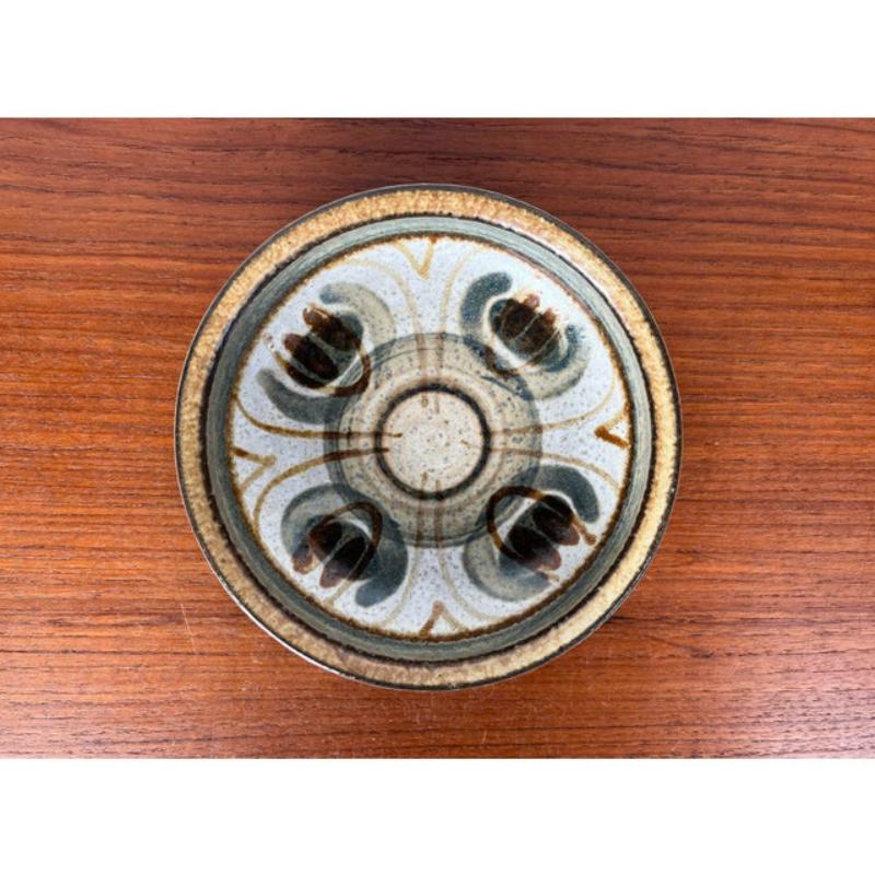 Earthenware Mid-Century Modern Danish Studio Pottery Bowl from Søholm, 1960s For Sale