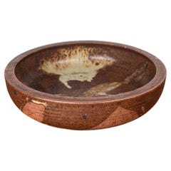 Mid-Century Modern Danish Studio Pottery Bowl from Visby, Denmark, 1960s