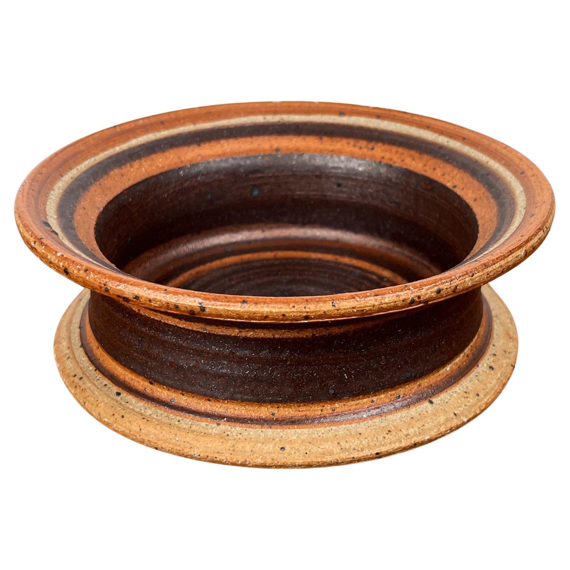 Mid-Century Modern Danish Studio Pottery Bowl Tue Poulsen Tue Keramik, 1960s