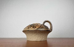 Mid-Century Modern Danish Studio Pottery Candle Holder Haico Nitzsche Søholm