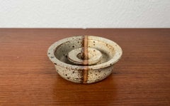 Mid-Century Modern Danish Studio Pottery Candleholder, 1960s