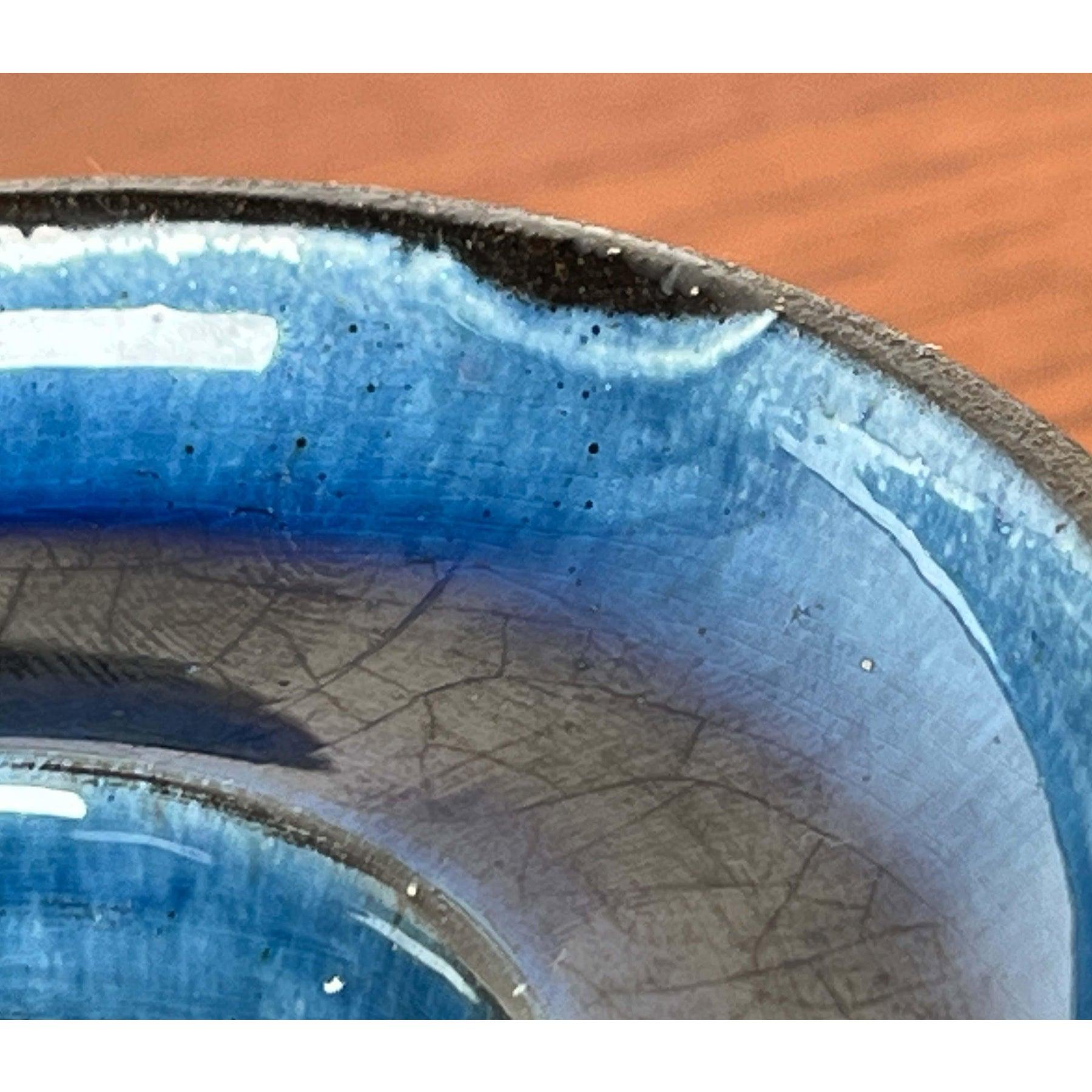 Portavelas de cerámica danesa Studio Pottery de mediados de siglo, años 60 Cerámico en venta