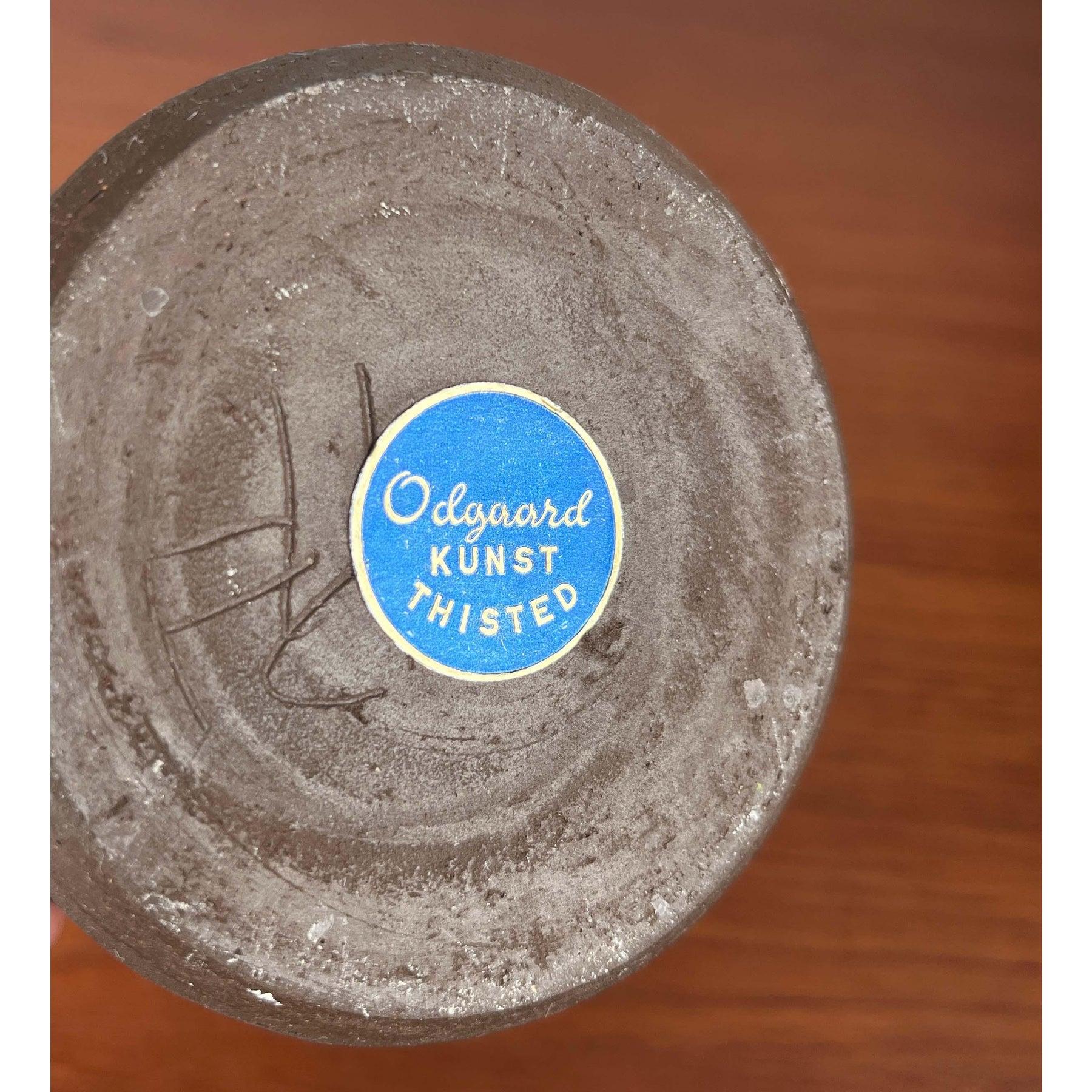 Portavelas de cerámica danesa Studio Pottery de mediados de siglo, años 60 en venta 2
