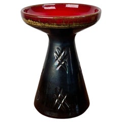 Mid-Century Modern Danish Studio Pottery Candleholder, 1960s