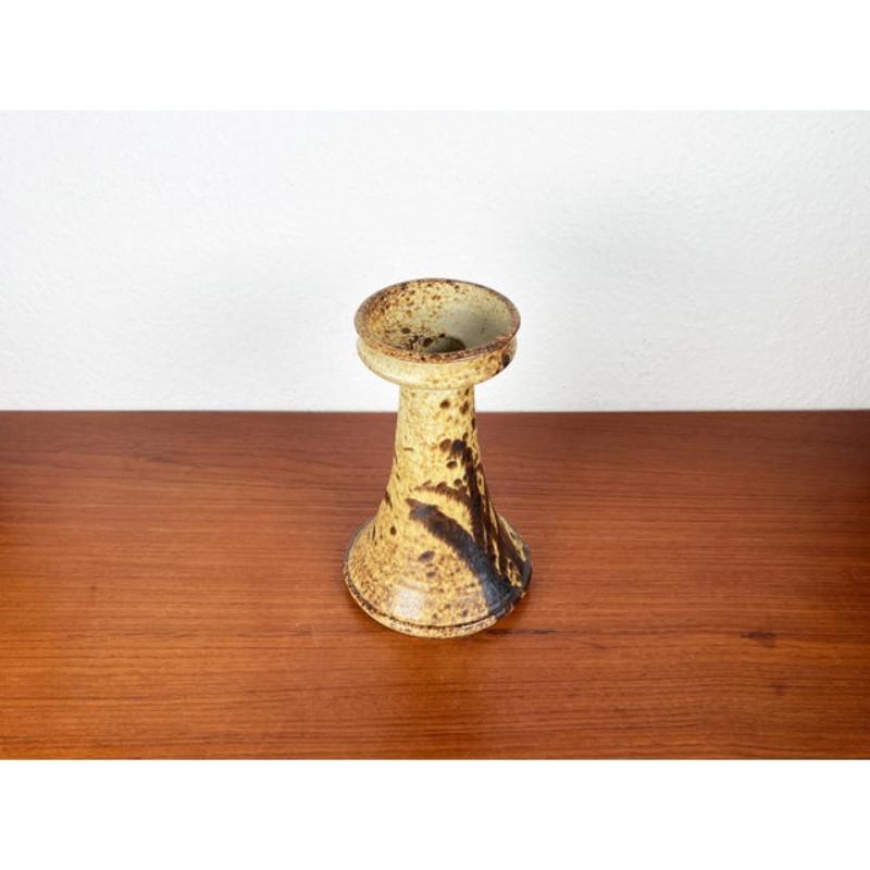 Candelabro danés moderno de mediados de siglo de Studio Pottery de Aage Würtz, años 60 en venta 4