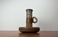 Mid-Century Modern Danish Studio Pottery Candleholder from Axella, 1960s