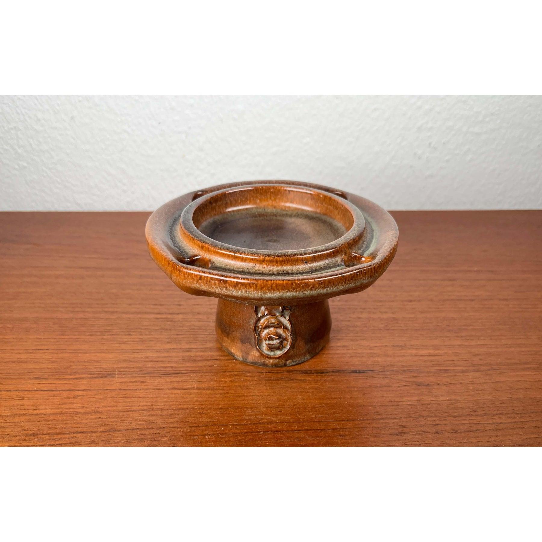 Portavelas danés moderno de mediados de siglo de Studio Pottery de Kis Lunn, años 60 en venta 4