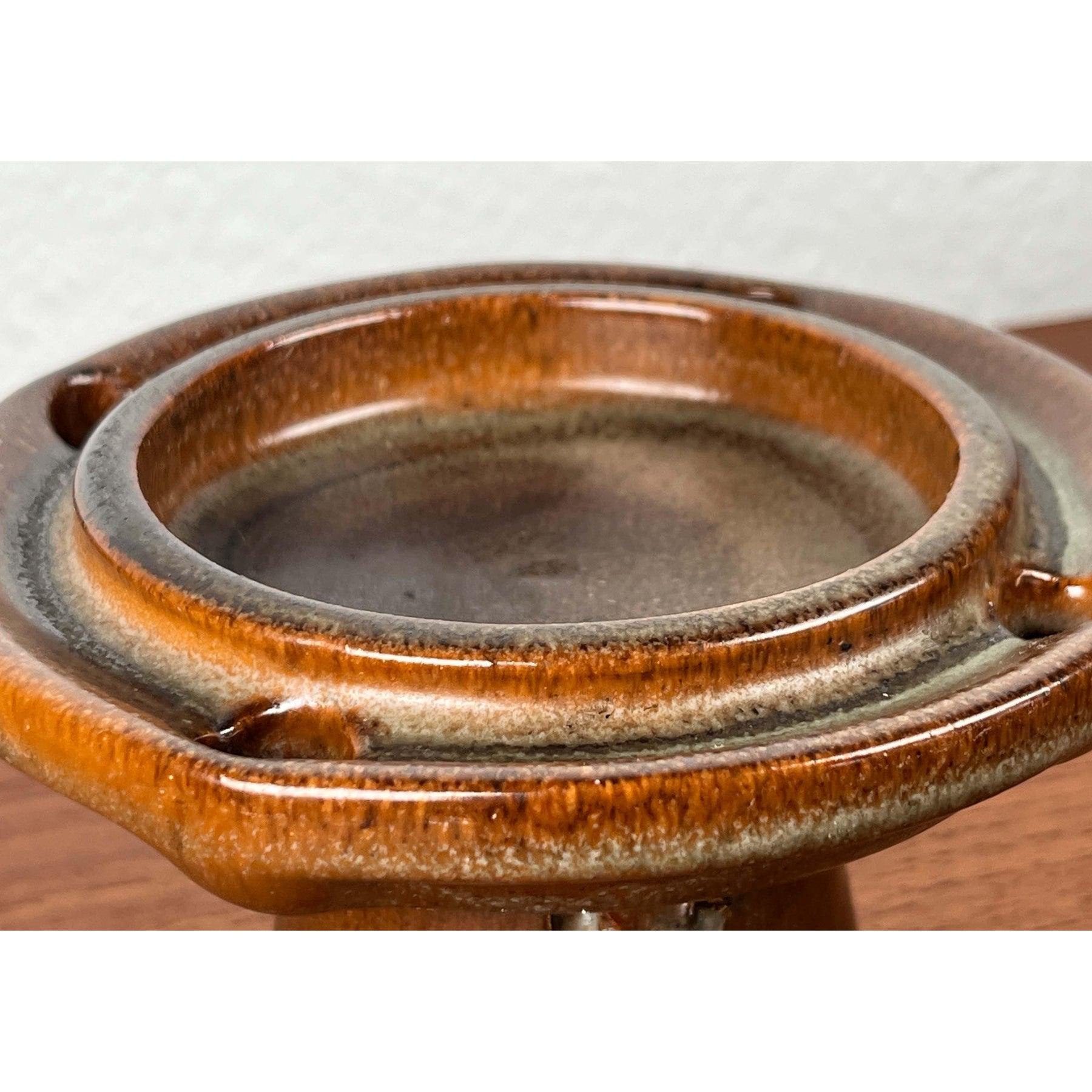 Portavelas danés moderno de mediados de siglo de Studio Pottery de Kis Lunn, años 60 en venta 1