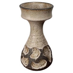 Mid-Century Modern Danish Studio Pottery Candleholder from Løvemose, 1960s