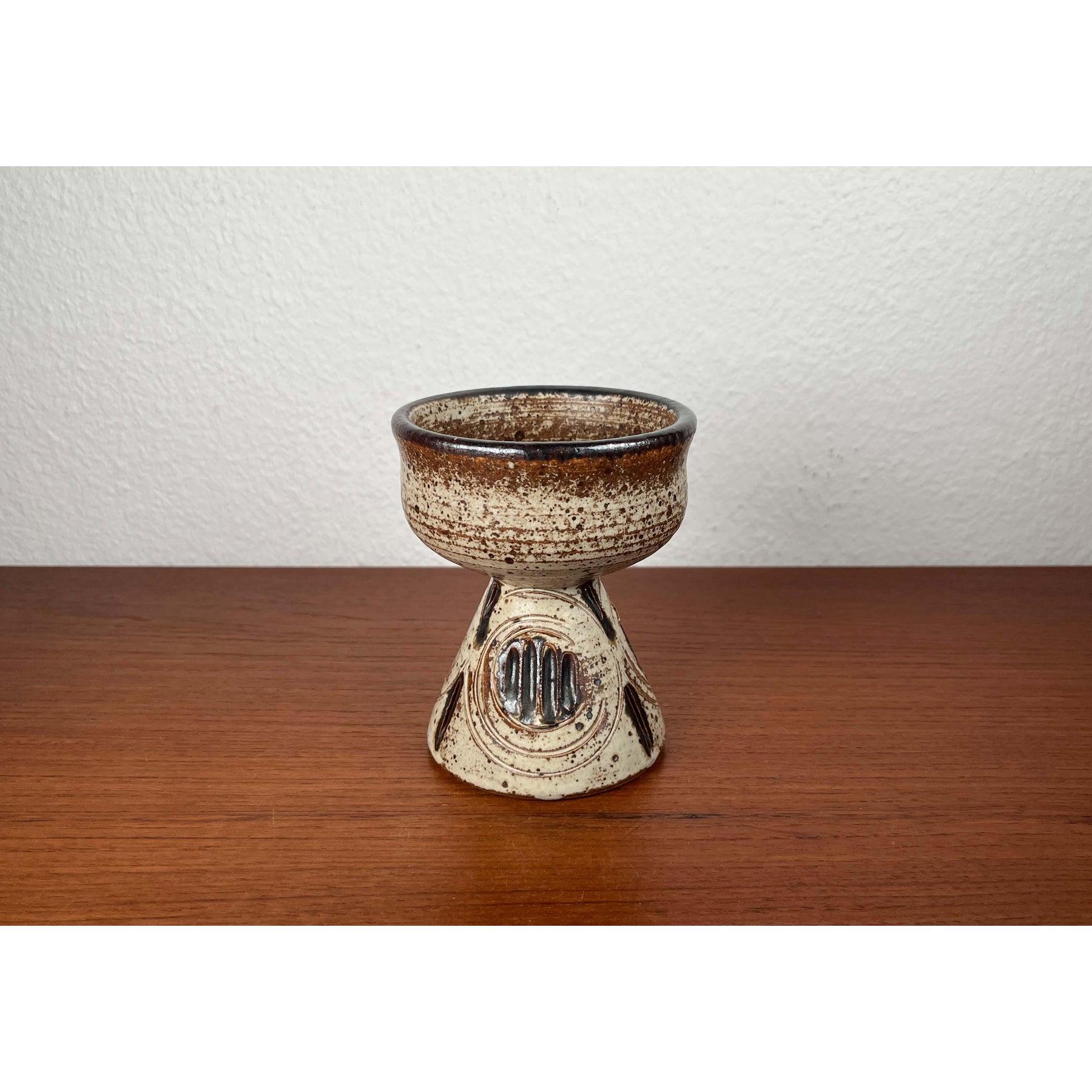 Candelabro danés moderno de mediados de siglo de Studio Pottery de Tingkeramik, años 60 en venta 7