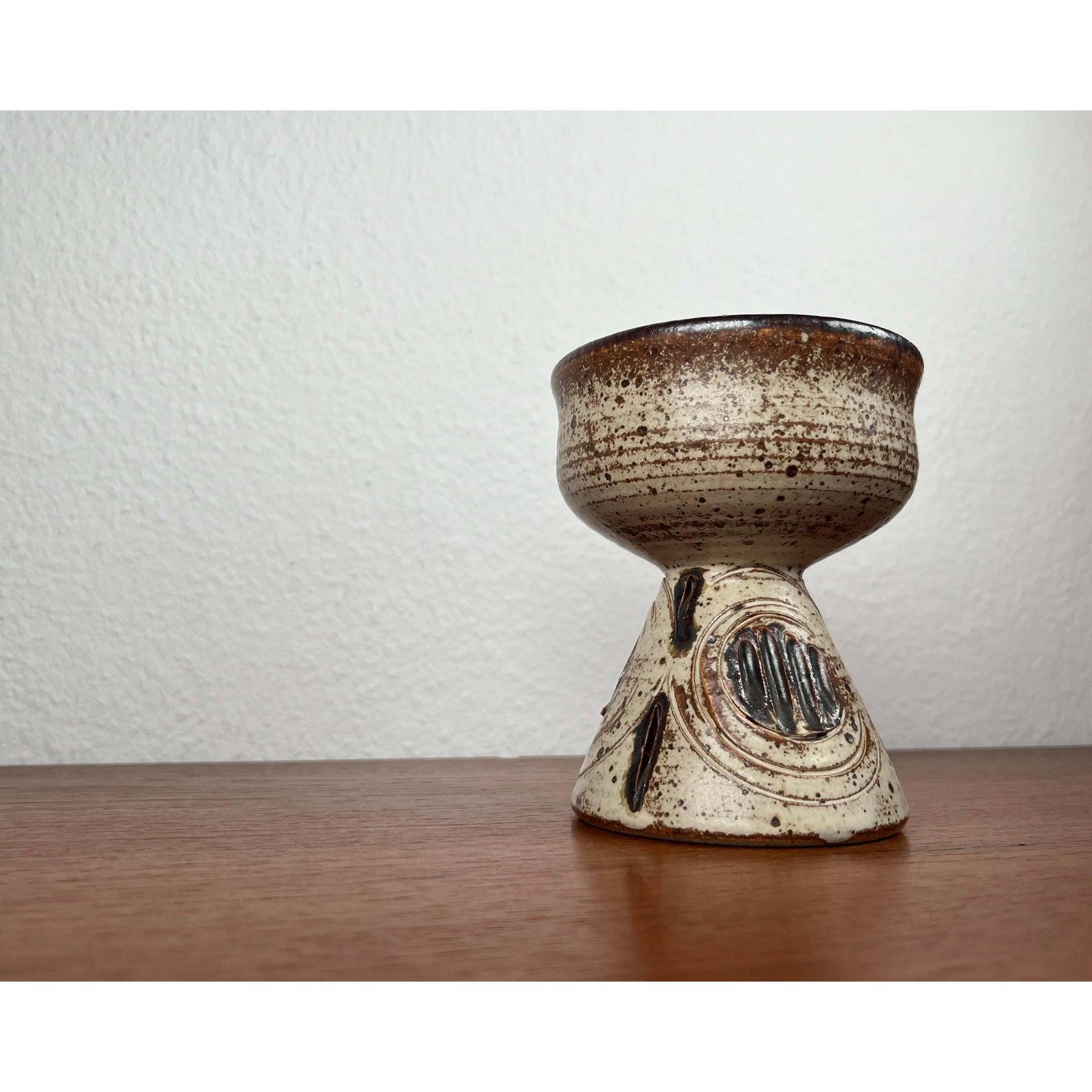 Candelabro danés moderno de mediados de siglo de Studio Pottery de Tingkeramik, años 60 Cerámico en venta