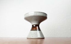 Portavelas de cerámica danesa de Studio Pottery de mediados de siglo Jette Andersen, años 60