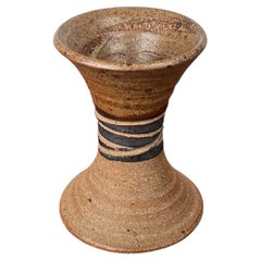 Portacandele in Studio Pottery danese di metà secolo Tue Poulsen Tue Keramik