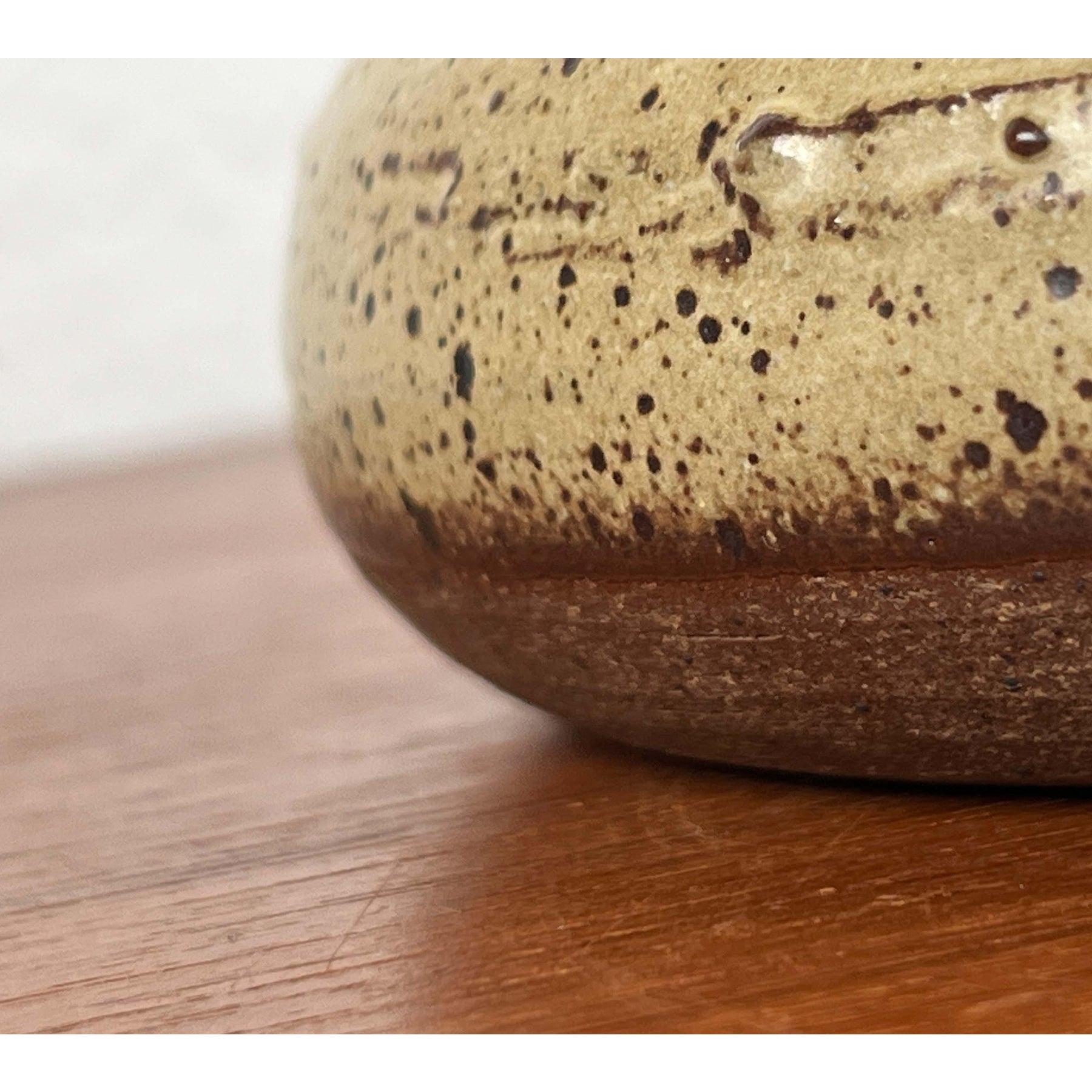 Lámpara de aceite doble de Studio Pottery danesa moderna de mediados de siglo de Aage Würtz, 1962 en venta 8