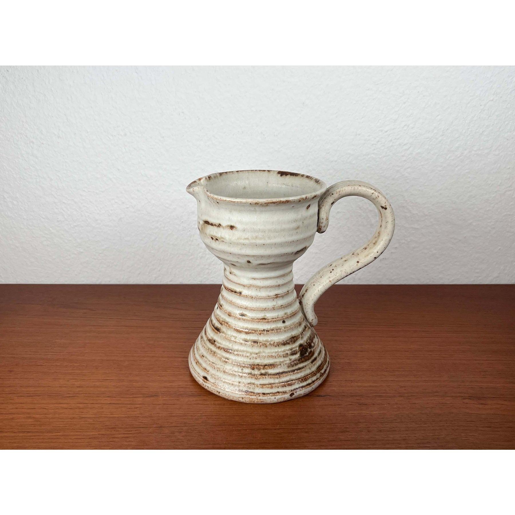 Jarra de Studio Pottery danesa moderna de mediados de siglo de Helle Stenberg, años 60 en venta 9
