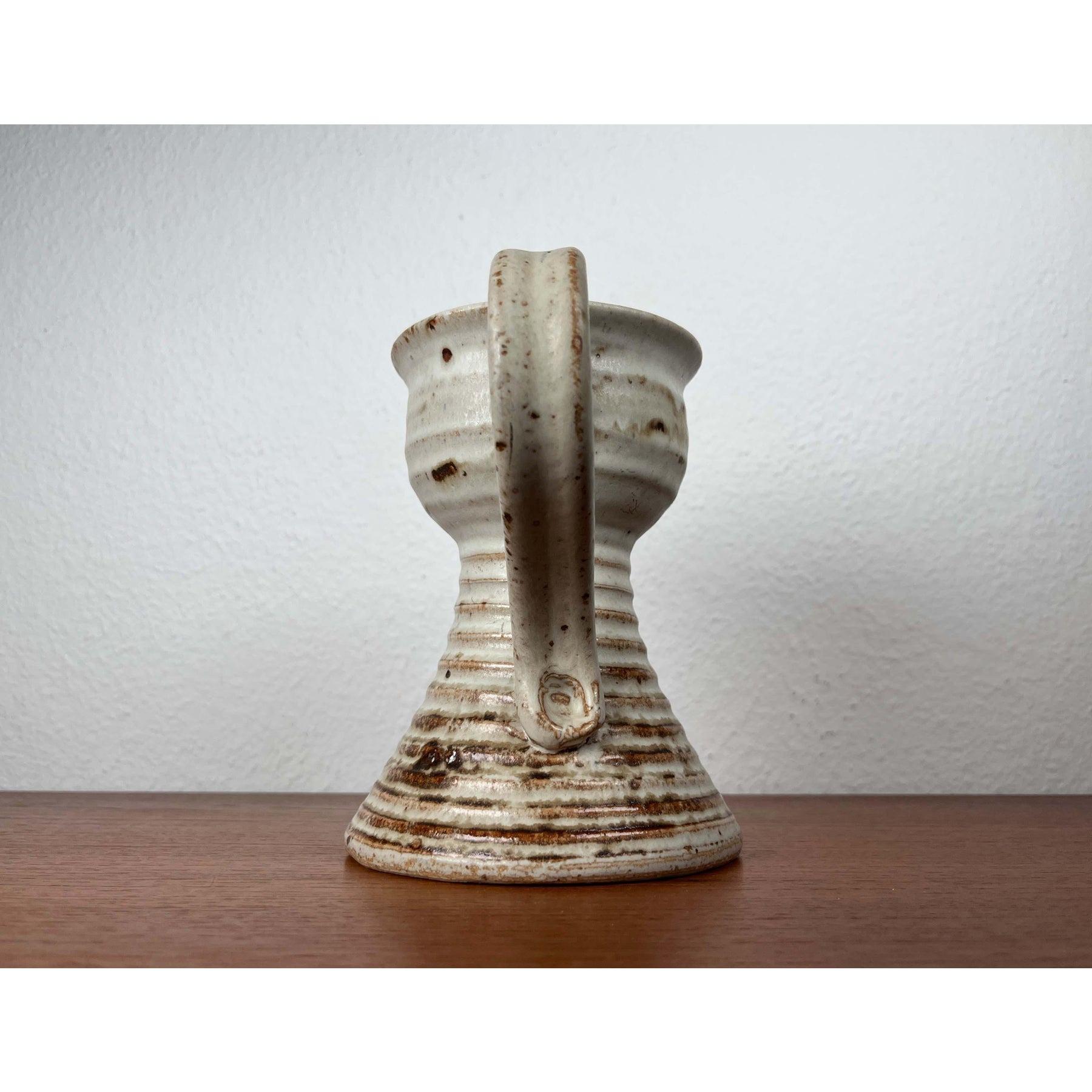 Jarra de Studio Pottery danesa moderna de mediados de siglo de Helle Stenberg, años 60 Cerámico en venta