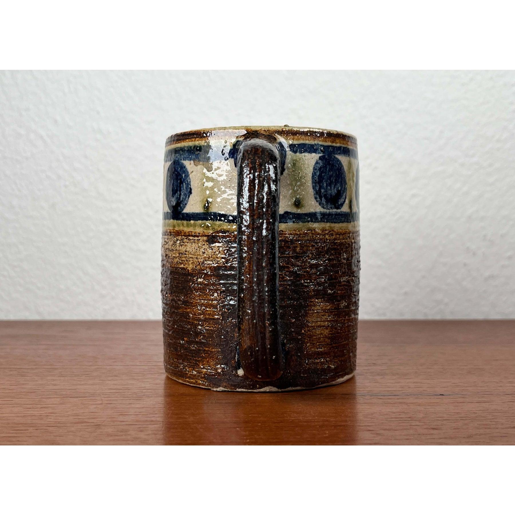 Mug en poterie danoise Studio Pottery du milieu du siècle dernier de Kingo Keramik, années 1960 en vente 8